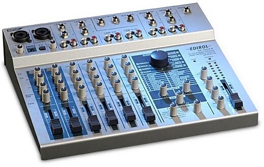 open zoom image for Edirol M100FX 10-Channel Audio Mixer with Effects, Main