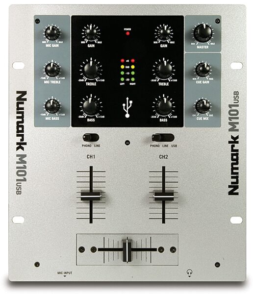 open zoom image for Numark M101USB USB DJ Mixer (2-Channel), Main