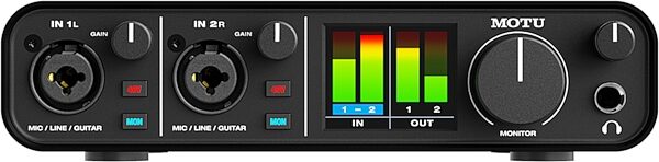open zoom image for MOTU M2 USB Audio Interface, New, Action Position Back