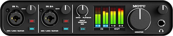 open zoom image for MOTU M4 USB Audio Interface, New, Action Position Back