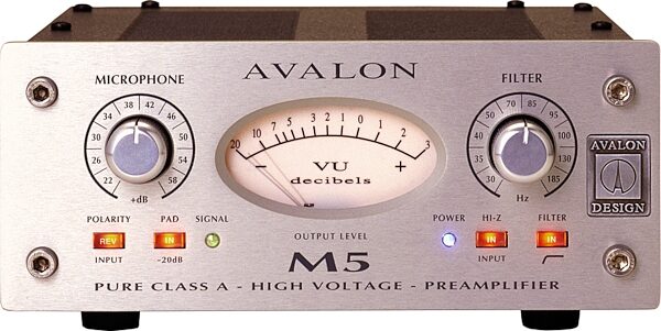 open zoom image for Avalon M5 Pure Class A Half Rack Preamplifier, Main