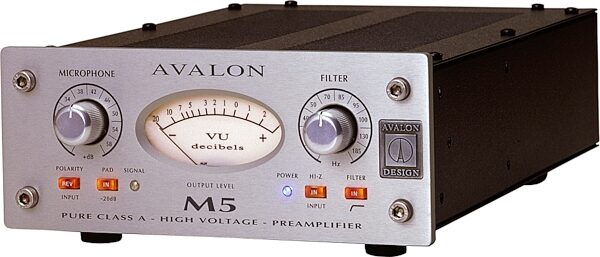 open zoom image for Avalon M5 Pure Class A Half Rack Preamplifier, Angle View