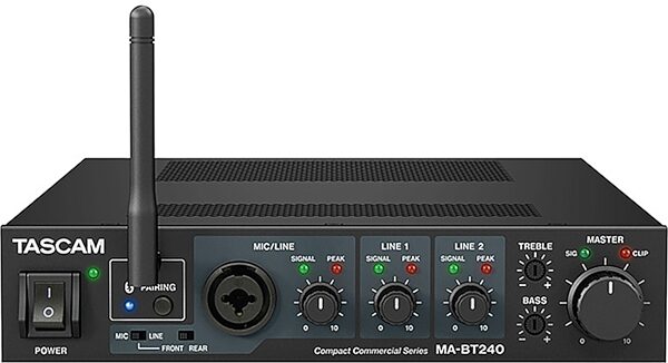 open zoom image for TASCAM MA-BT240 Mixing Amplifier with Bluetooth, New, Action Position Back