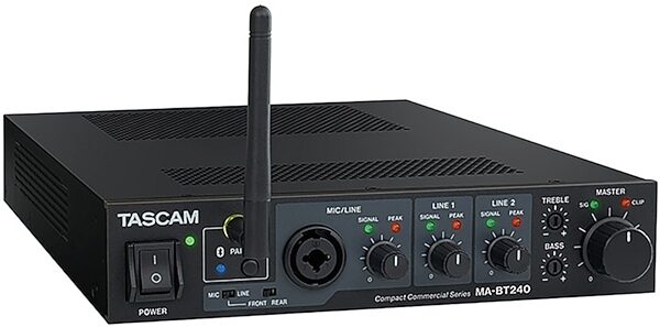open zoom image for TASCAM MA-BT240 Mixing Amplifier with Bluetooth, New, Action Position Back