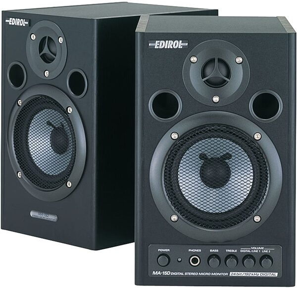 open zoom image for Edirol MA15D Digital Micro Monitors (30 Watts, 1x4 in.), Main