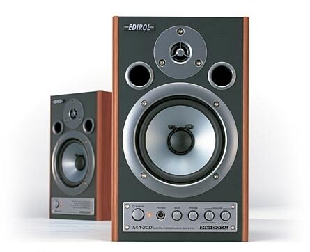 open zoom image for Edirol MA20D Digital Stereo Micro Monitors, Main