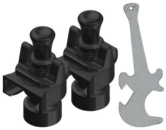open zoom image for Hennessey NSL8200 Guitar Strap Locks, Black