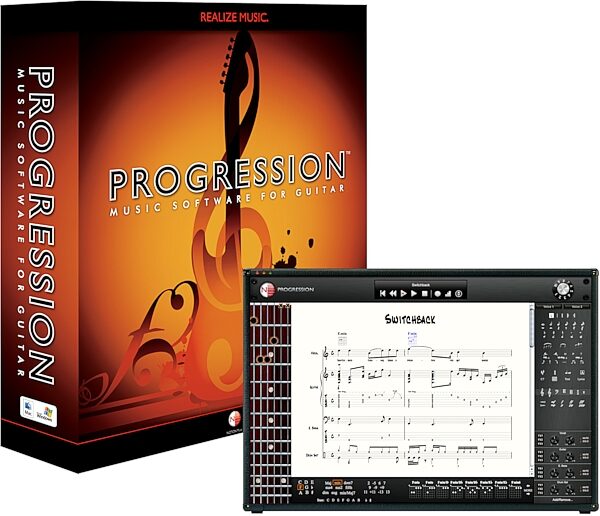 open zoom image for Notion Progression Guitar Notation/Tablature Software for Guitarists, Main