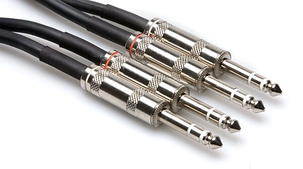 open zoom image for Hosa CSS400 Series Dual Heavy-Duty TRS Cable, Main
