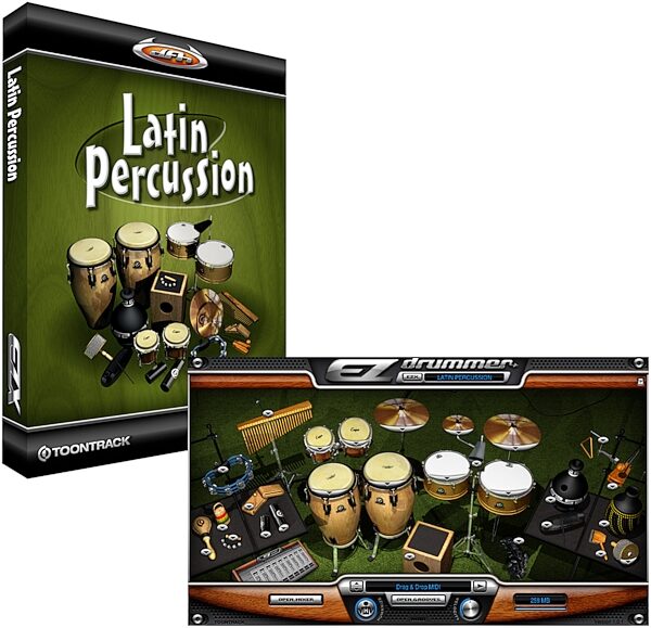 open zoom image for Toontrack Latin Percussion EZX Expansion for EZ Drummer Software, Main