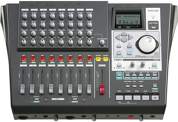 open zoom image for TASCAM DP01FXCD 8-Track Hard Disk Recorder with CDR, Main