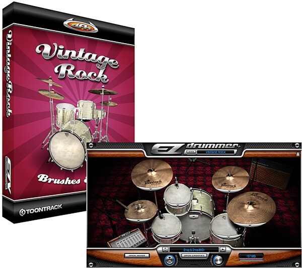 open zoom image for Toontrack Vintage Rock EZX Expansion for EZ Drummer Software, Main