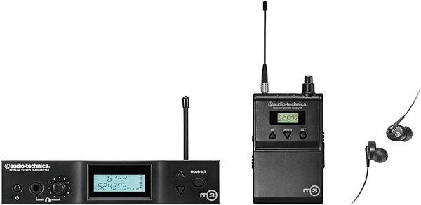 open zoom image for Audio-Technica M3 Wireless In-Ear Monitor System, Main