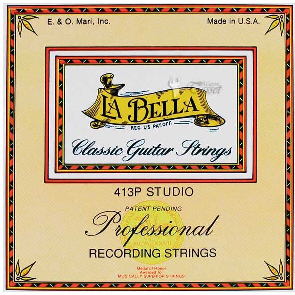 open zoom image for La Bella 413P ProSeries Nylon Flatwound Classical Recording Strings, Main