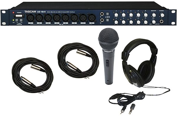 open zoom image for TASCAM US1641 USB Recording Package, Main
