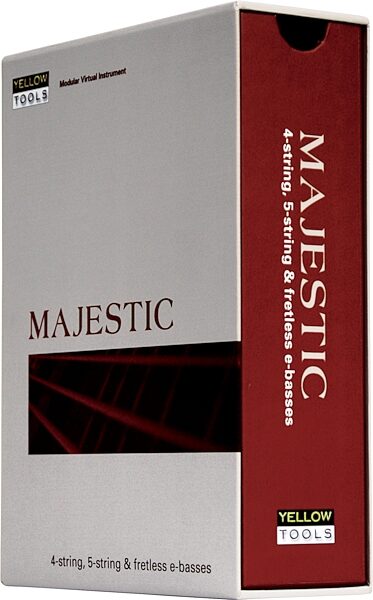 open zoom image for Yellow Tools Majestic Bass Virtual Instrument (Macintosh and Windows), Box View