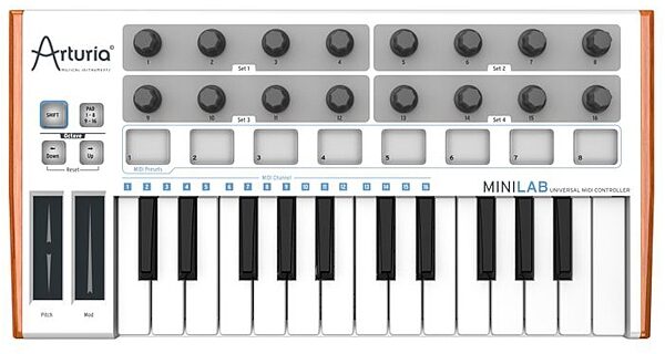 open zoom image for Arturia MiniLab USB Mini Keyboard Controller, 25-Key, Main
