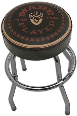 open zoom image for Guild Made To Be Played Logo Bar Stool, Main