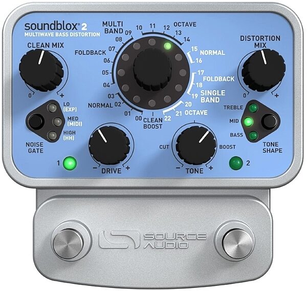 open zoom image for Source Audio SA221 Soundblox 2 Multiwave Bass Distortion Pedal, Main
