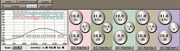 open zoom image for Massenburg DesignWorks Hi Res EQ Plug-In (Roland VS Format), Main