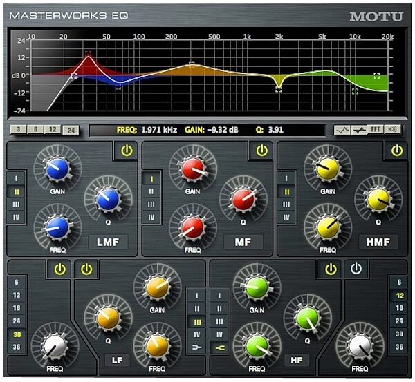 open zoom image for MOTU MasterWorks Collection Software Plug-In Suite (Mac), EQ