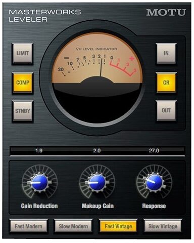 open zoom image for MOTU MasterWorks Collection Software Plug-In Suite (Mac), Leveler