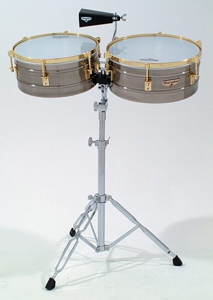 open zoom image for Latin Percussion M257B Matador Brass Timbales, Main