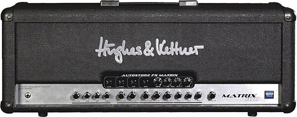 open zoom image for Hughes and Kettner Matrix 100 Guitar Amplifier Half Stack with Matrix 100 Head and SC412 Cabinet, Head Front