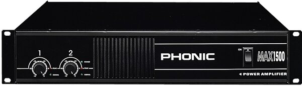 open zoom image for Phonic MAX1500 Stereo Power Amplifier, Main