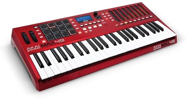 open zoom image for Akai MAX49 USB MIDI Controller Keyboard (49-Key), Angle