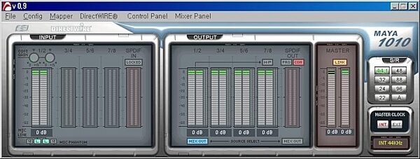 open zoom image for Audiotrak MAYA 1010 PCI Audio Interface, Screen Shot 1