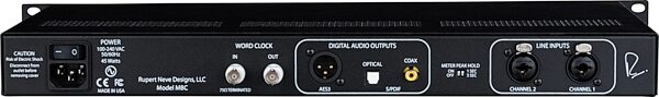 open zoom image for Rupert Neve Designs MBC Master Buss Converter, New, Rear