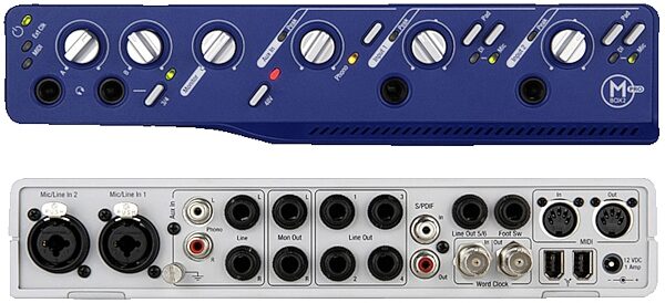 open zoom image for Digidesign Mbox 2 Pro FireWire Audio/MIDI Interface, Front and Back