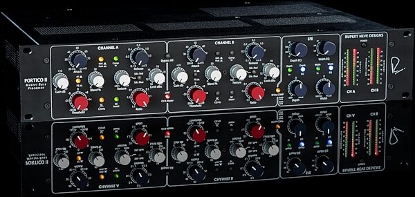 open zoom image for Rupert Neve Designs Portico II Master Buss Processor Stereo Compressor, Black, In Use