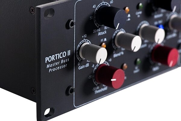 open zoom image for Rupert Neve Designs Portico II Master Buss Processor Stereo Compressor, Black, Detail