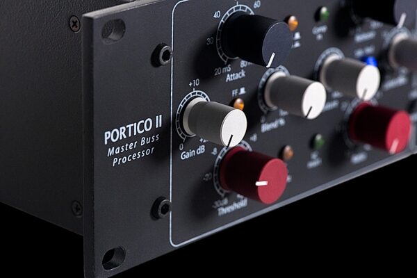 open zoom image for Rupert Neve Designs Portico II Master Buss Processor Stereo Compressor, Black, Action Position Back
