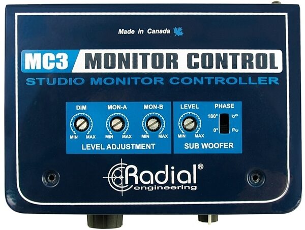 open zoom image for Radial MC3 Studio Monitor Controller, Top