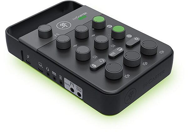 open zoom image for Mackie M-Caster Live Portable Livestreaming Mixer, Black, Angle