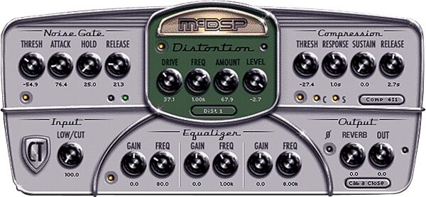 open zoom image for McDSP Chrome Tone Custom Guitar Amp/Effects Modeling Plug In (Roland VS Format), Main