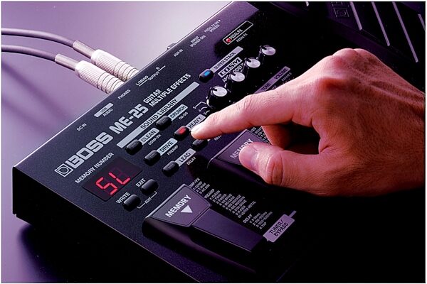 open zoom image for Boss ME-25 Guitar Multi-Effects Pedal, Glamour View 1