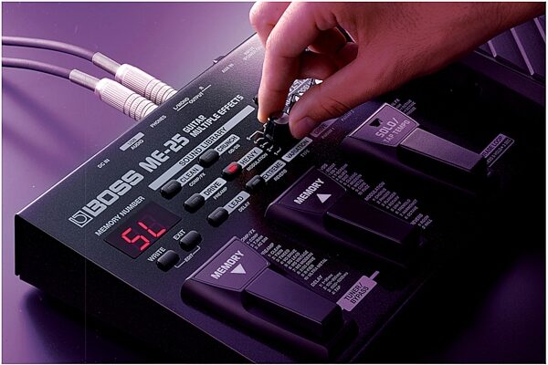 open zoom image for Boss ME-25 Guitar Multi-Effects Pedal, Glamour View 2