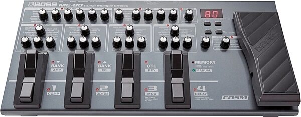 open zoom image for Boss ME-80 Guitar Multi-Effects Pedal, Front