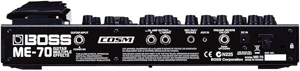 open zoom image for Boss ME-70 Guitar Multi-Effects Pedal, Rear