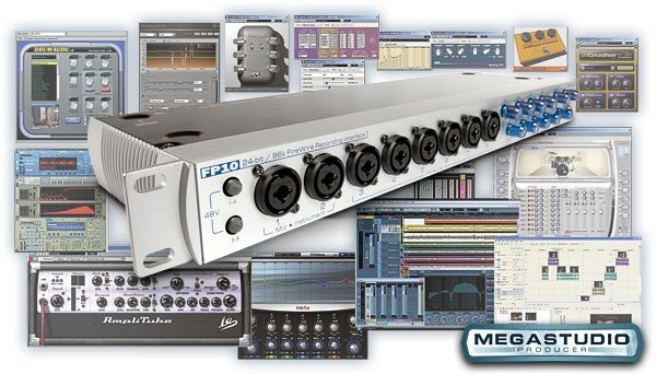 open zoom image for PreSonus FP10 10x10 FireWire Recording Interface, MegaStudio