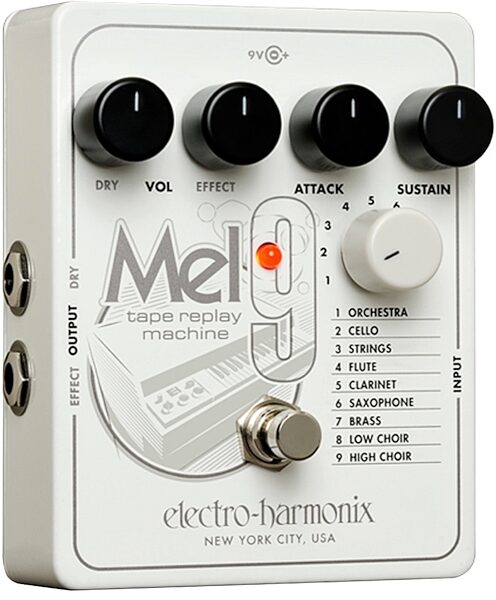 open zoom image for Electro-Harmonix MEL9 Tape Replay Machine Pedal, New, Main