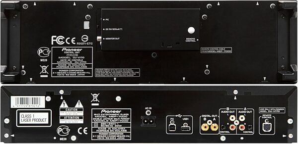 open zoom image for Pioneer MEP-7000 Multi-Entertainment Player, Rear