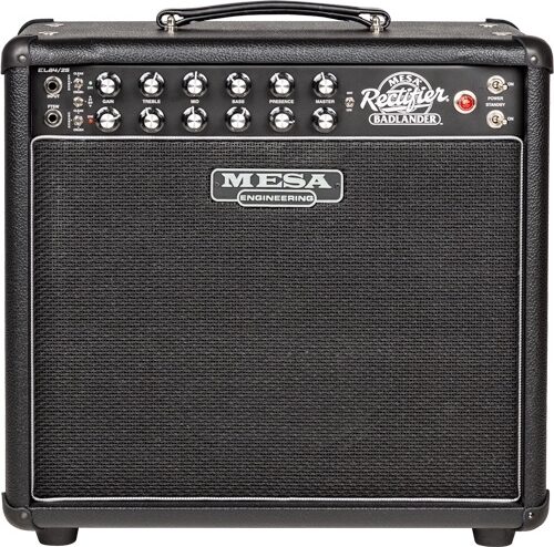 open zoom image for Mesa/Boogie Badlander 25 Guitar Combo Amplifier (25 Watts, 1x12"), Black Bronco, Action Position Back