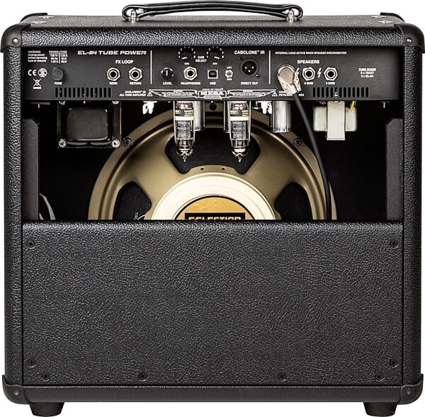 open zoom image for Mesa/Boogie Badlander 25 Guitar Combo Amplifier (25 Watts, 1x12"), Black Bronco, Action Position Back