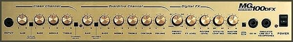 open zoom image for Marshall MG100DFX Guitar Combo Amplifier (100 Watts, 1x12 in.), Front Panel