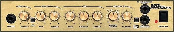 open zoom image for Marshall MG15DFX Guitar Combo Amplifier (15 Watts, 1x8 in.), Front Panel